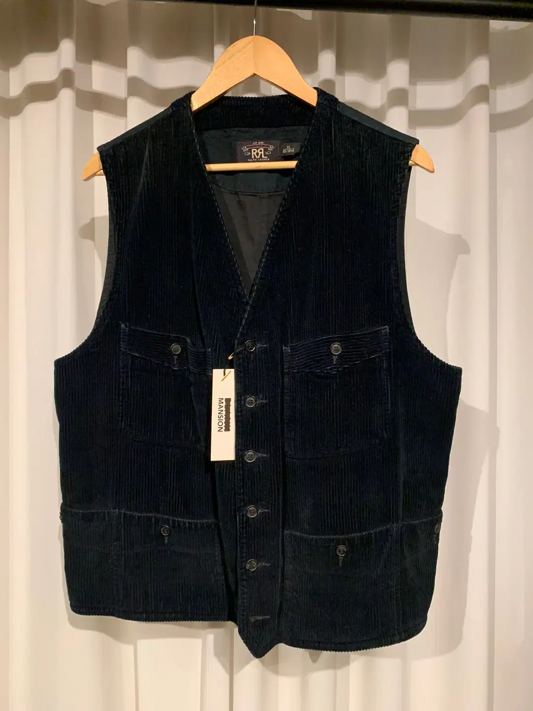 [RRL] 더블알엘 알알엘 corduroy vest 코듀로이 베스트